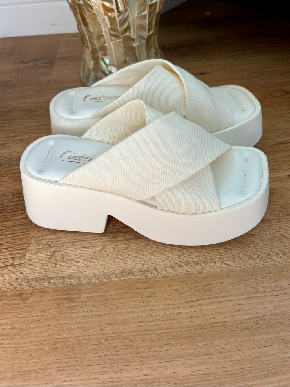 🤍 L’Intervalle Platform Slide Sandals - Picture 4 of 8